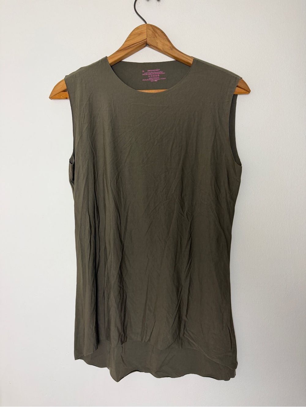 Commando Olive Green Sleeveless Tank